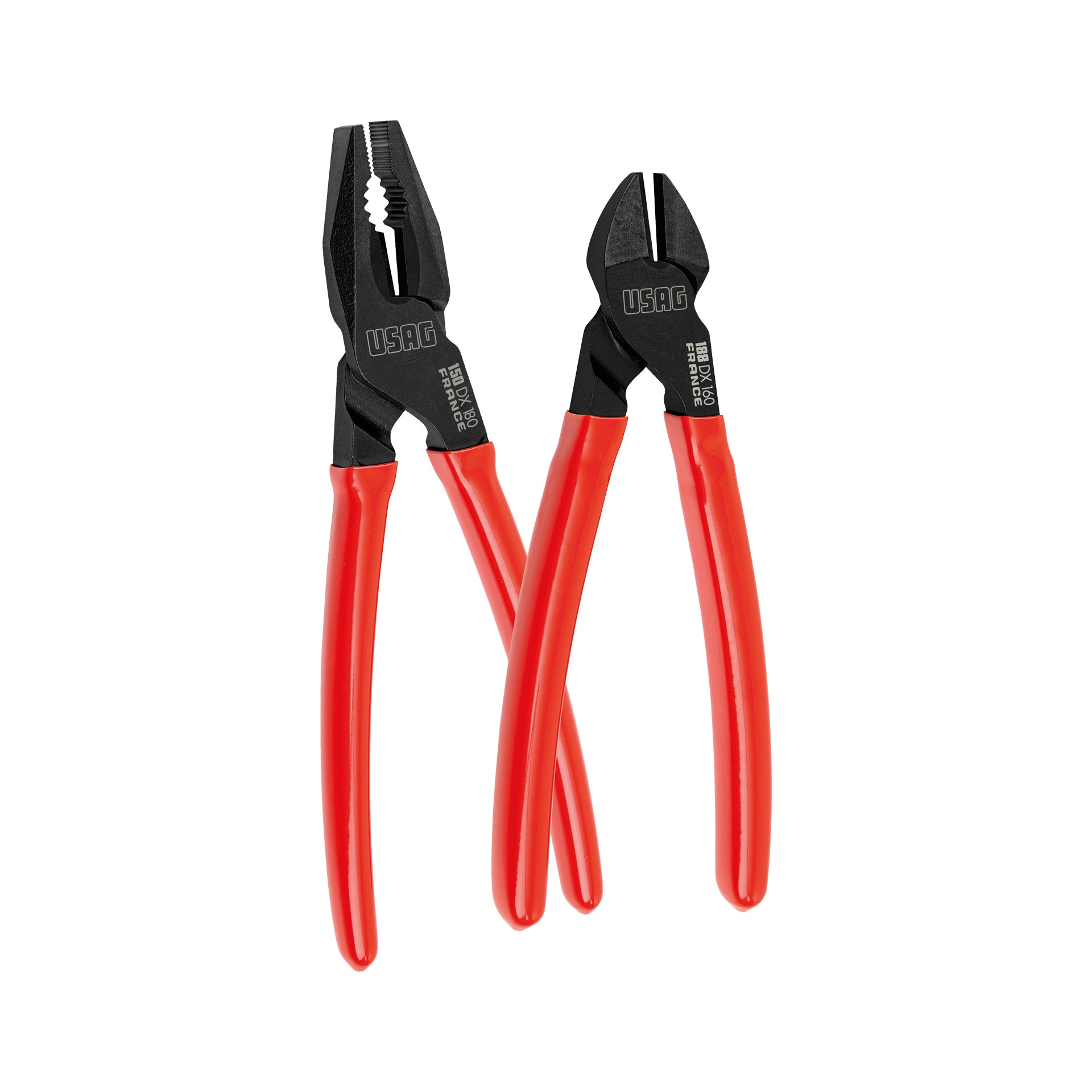 150 DX/SE2 - Assortment with universal pliers and diagonal cutting nippers (2 pcs) - Usag - U01500213 150 DX/SE2 - Assortment with universal pliers and diagonal cutting nippers (2 pcs) - Usag - U01500213